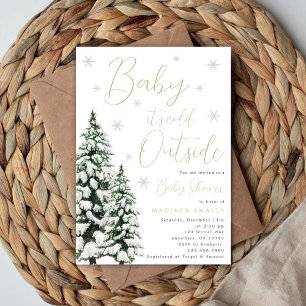 Christmas Baby Shower Invitation