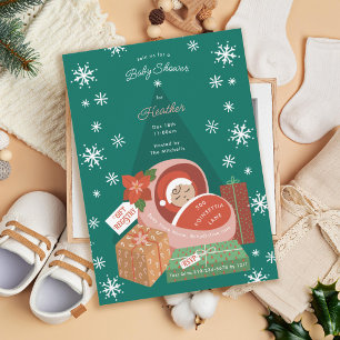 Christmas Baby Shower Invitation