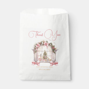 Christmas Baby Shower Pink Nutcracker Watercolor  Favour Bag