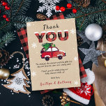 Christmas Baby Shower Thank You Card<br><div class="desc">Say thank you in style with these fun and trendy baby shower thank you cards. The template wording is easy to personalise and your family and friends will be thrilled when they receive these fabulous thank yous.</div>