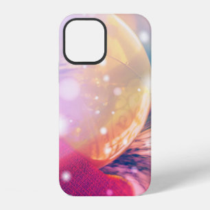 Christmas background with bokeh lightabstract, bac iPhone 12 case