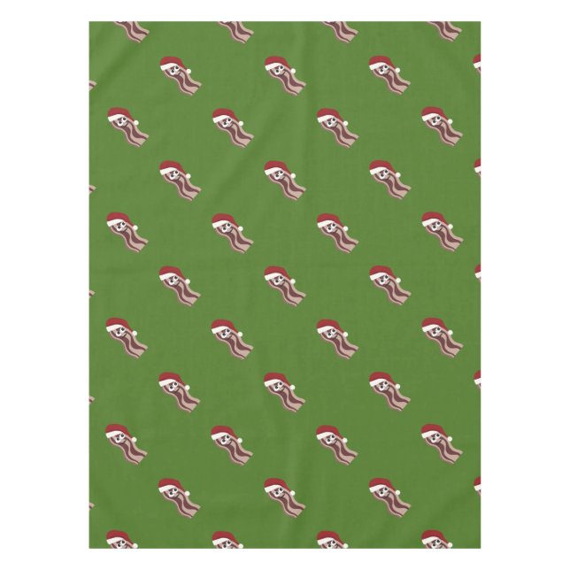 Christmas Bacon Tablecloth (Front)