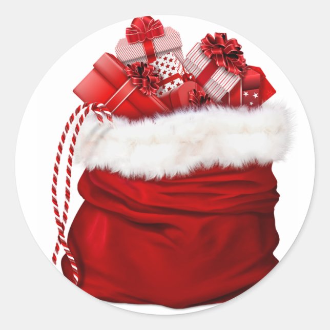 Christmas bag sticker (Front)