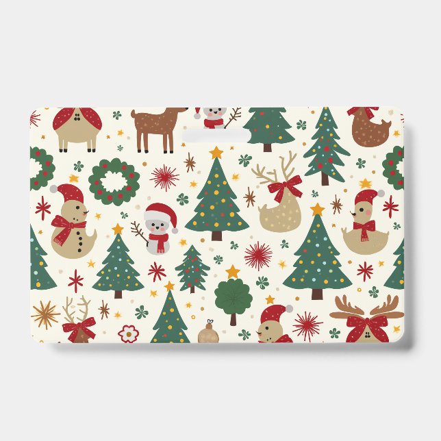 Christmas Bags ID Badge (Front)
