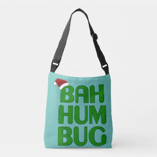 Christmas Bah Humbug Shirt Art-Xmas Humbug Santa Crossbody Bag