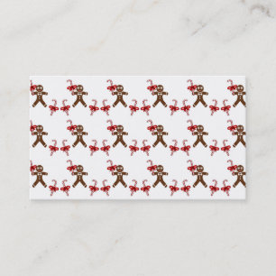 Christmas Bakery Gingerbread Candy Business Card