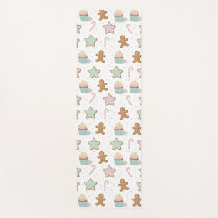 Christmas Bakery Treats Pattern Yoga Mat