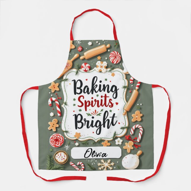 Christmas Baking Apron (Front)