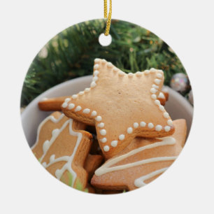 Christmas Baking Ceramic Ornament