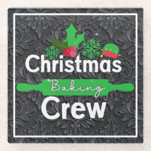 Christmas Baking Crew-86543 Glass Coaster