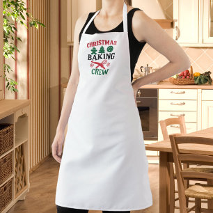 Christmas Baking Crew Dad Apron