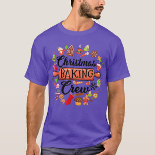Christmas Baking Crew Funny Pyjamas Family Xmas  T-Shirt