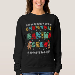 Christmas Baking Crew Gingerbread Men with Xmas Ha Sweatshirt