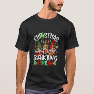 Christmas Baking Crew Gnomes Cooking Lover Cookie T-Shirt