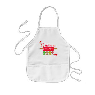 Christmas Baking Crew Kids Apron