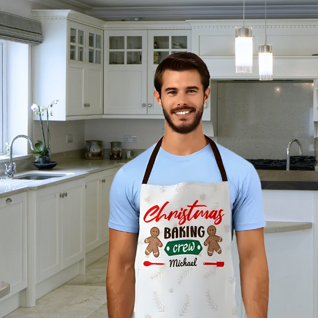 Christmas Baking Crew, Matching Family Apron (Creator Uploaded)