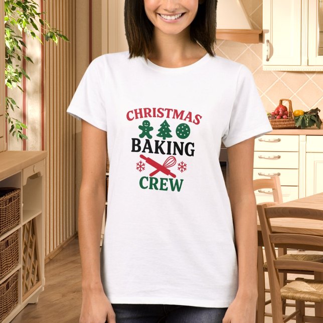 Christmas Baking Crew Mum  T-Shirt (Creator Uploaded)