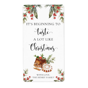 Christmas Baking Gift Tag Stickers
