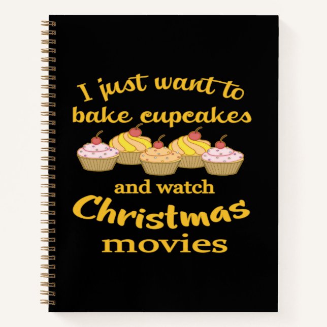 Christmas Baking Recipes Notebook (Front)