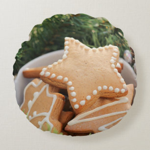 Christmas Baking Round Cushion
