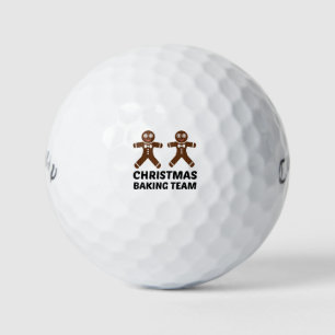 CHRISTMAS BAKING TEAM GINGERBREAD GOLF BALLS