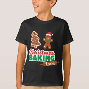 Christmas Baking Team Merry Funny Xmas Cookies Mat T-Shirt