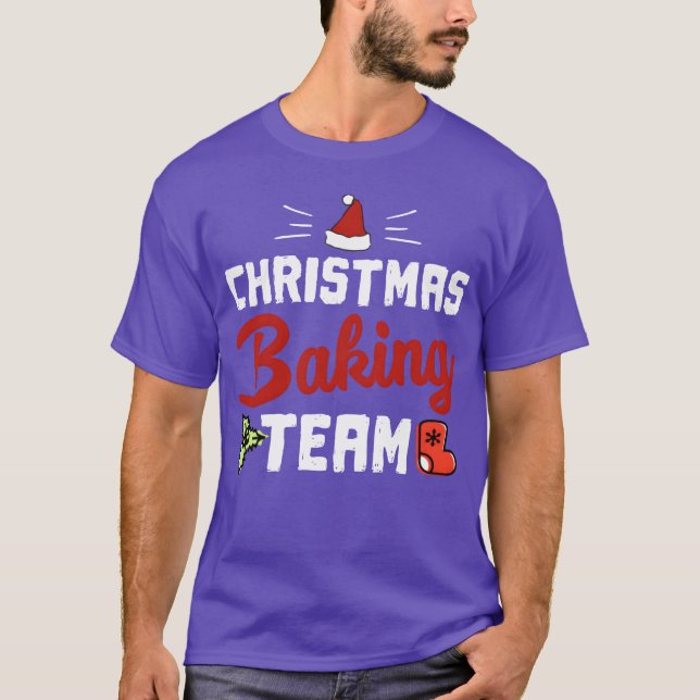 Christmas Bakingeam retro T-Shirt (Front)