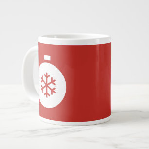 Christmas Ball Giant Red Coffee Mug