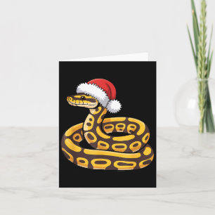 Christmas Ball Python Ugly Xmas Sweater Snake Love Card