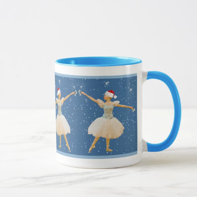 Christmas Ballerina with Castanets Mug (Right)