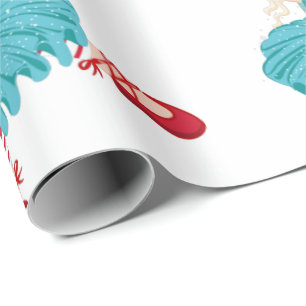 Christmas Ballerina   Wrapping Paper