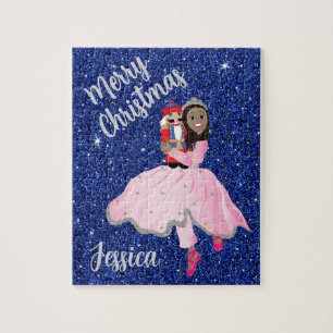 Christmas Ballet Nutcracker Black Hair Jigsaw Puzzle
