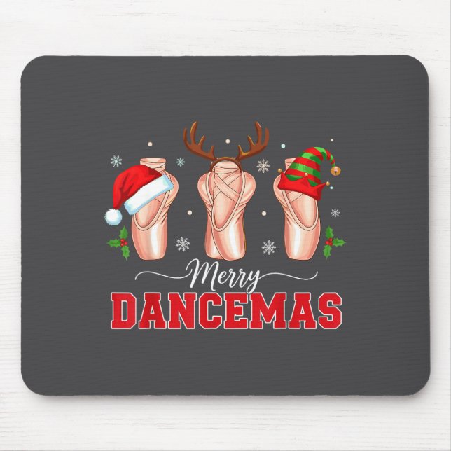 Christmas Ballet Outfit Inte Scute Ss Cute Ss, Dan Mouse Pad (Front)