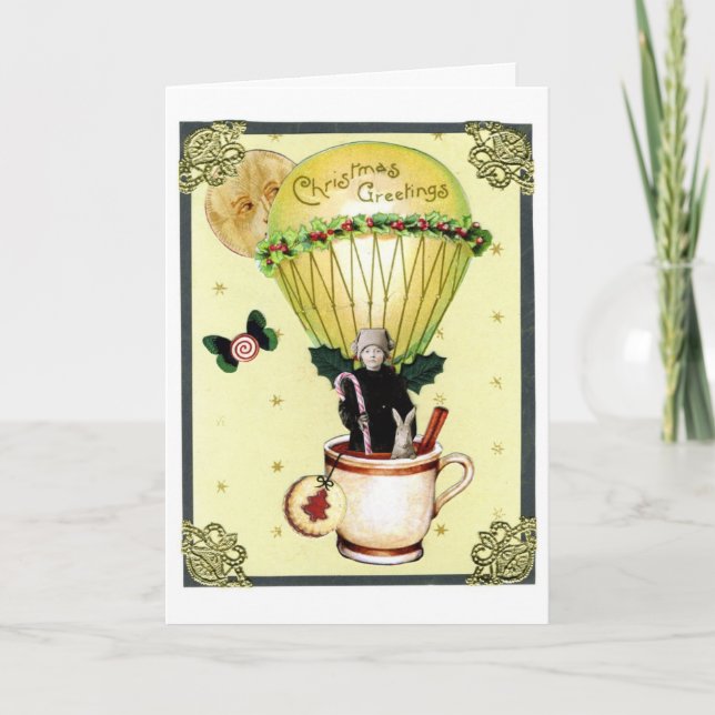 Christmas Balloon Greetting Card (Front)