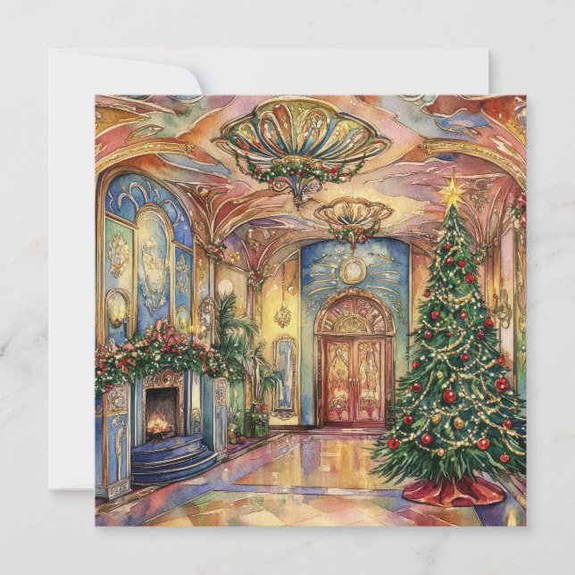 Christmas Ballroom Holiday Card (Front)