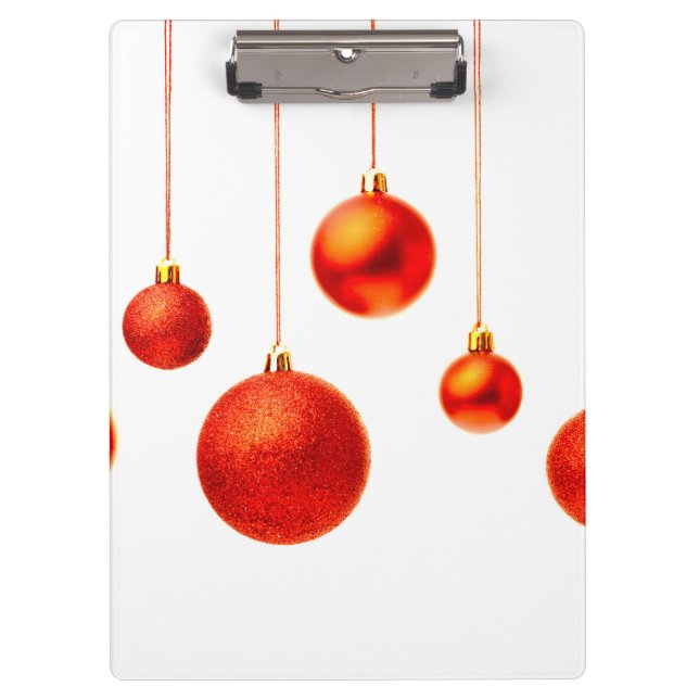 Christmas Balls Clipboard (Front)