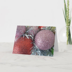 Christmas Balls Holiday Card
