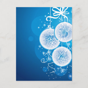 Christmas Balls Holiday Postcard