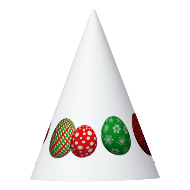Christmas Balls Party Hat (Front)
