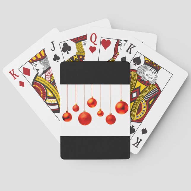 Christmas Balls Playing Cards (Back)