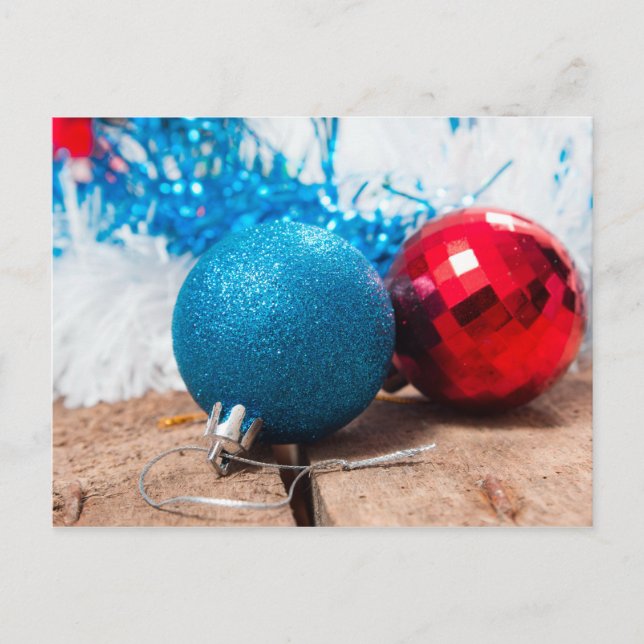 Christmas balls postcard (Front)