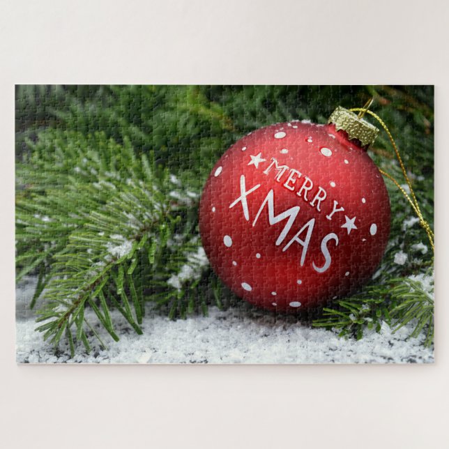 Christmas Balls Puzzle (Horizontal)