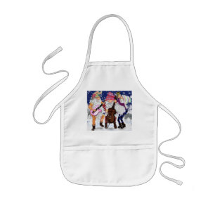 Christmas Band - Happy Song Kids Apron