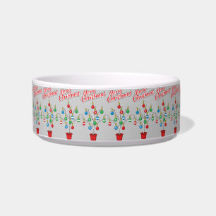 Christmas Bare Branch Tree - Merry Christmas Bowl