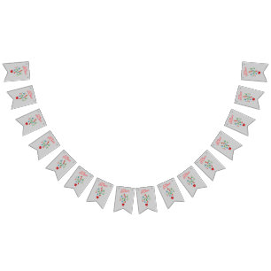 Christmas Bare Branch Tree - Merry Christmas Bunting