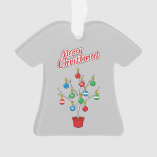 Christmas Bare Branch Tree - Merry Christmas Ornament