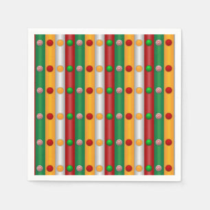 Christmas Bars Napkin