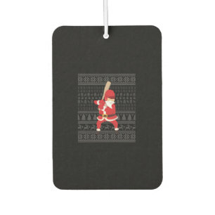 Christmas Baseball 4 Car Air Freshener