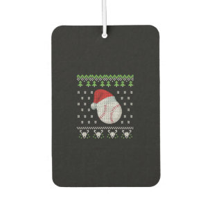 Christmas Baseball Car Air Freshener