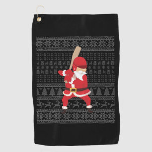Christmas Baseball  Golf Towel